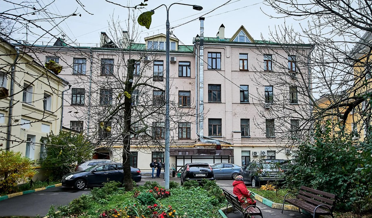 фасад дома, здание по адресу г Москва, Сеченовский пер, д 8 стр 3